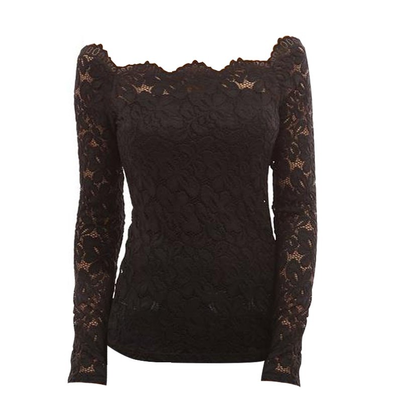 Bijou – bådhals bluse sort 3 stk